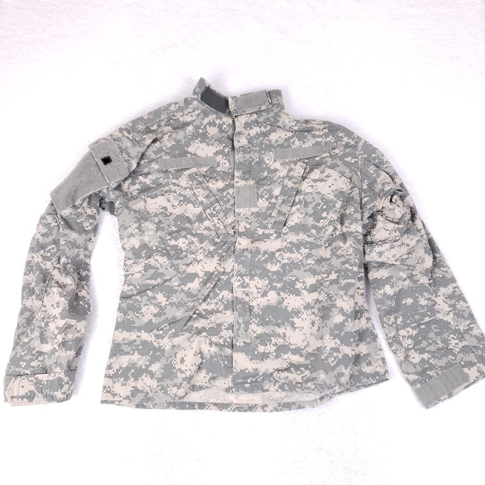 US Army ACU Digital Camo Jacket Medium Regular‎ Military Tactical Ripstop Coat